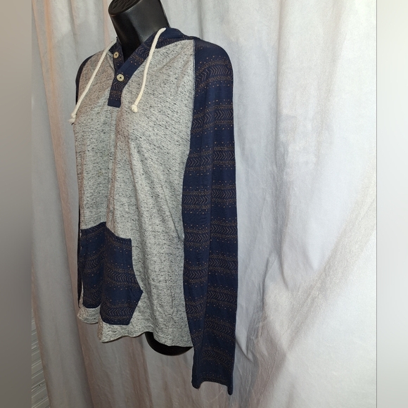 Arizona Jean Company Blue and Gray Hoodie - Picture 2 of 5